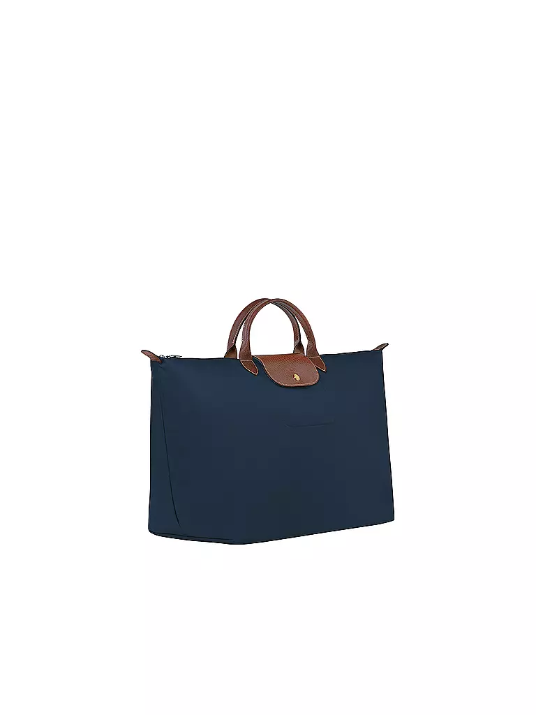 LONGCHAMP | Le Pliage Original Reisetasche Small, Navy | camel