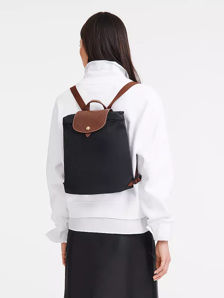 LONGCHAMP | Le Pliage Original Rucksack, Black | camel