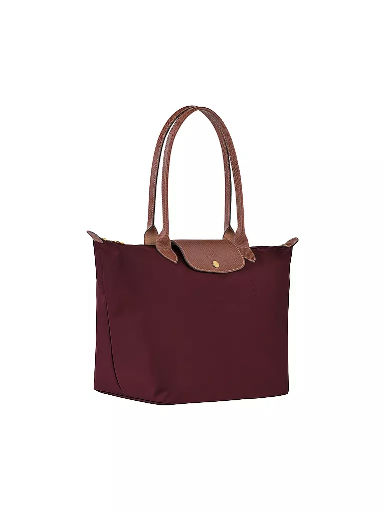 LONGCHAMP | Le Pliage Original Shopper Large, Bordeaux | grün