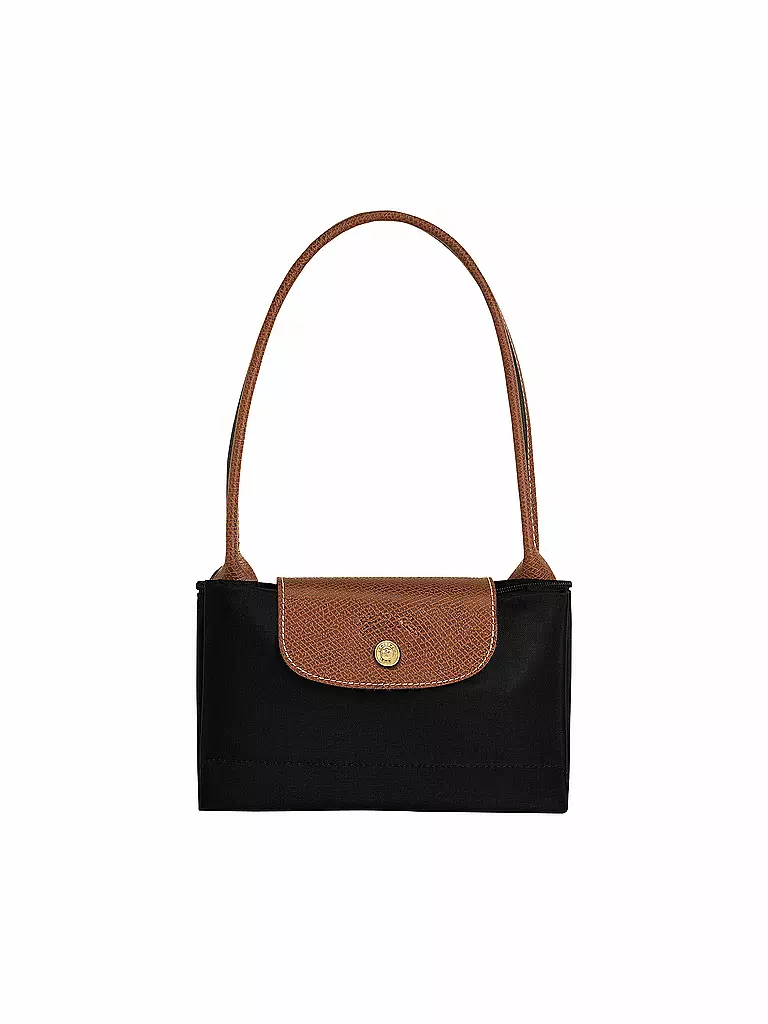 LONGCHAMP | Le Pliage Original Shopper Medium, Black | camel