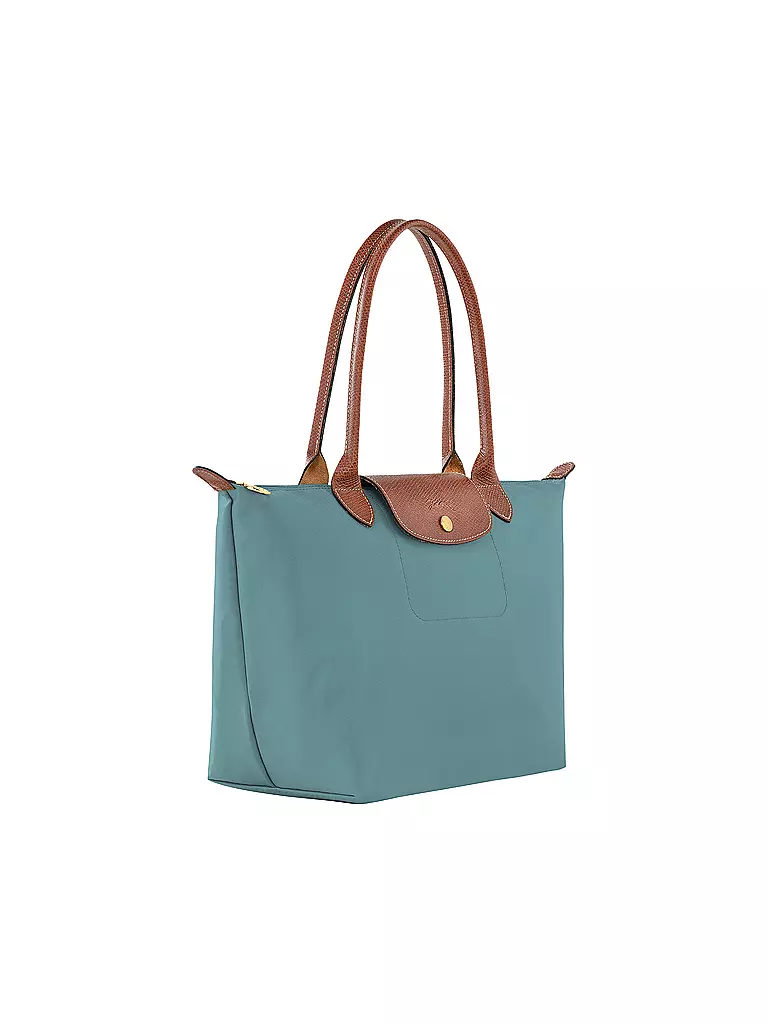 LONGCHAMP | Le Pliage Original Shopper Medium, Eucalyptus | camel