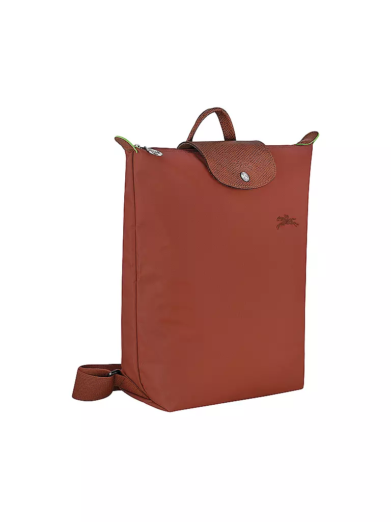 LONGCHAMP | Le Pliage Rucksack Medium, Chataigne | grün