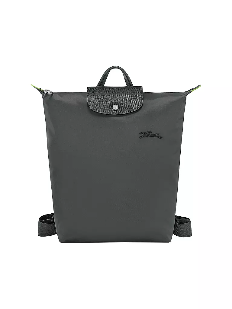 LONGCHAMP | Le Pliage Rucksack Medium, Graphite | grau