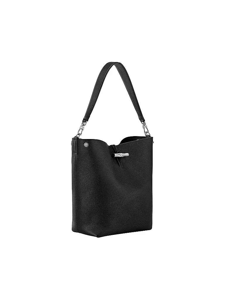 LONGCHAMP | Le Roseau Bucket Bag, Noir | schwarz