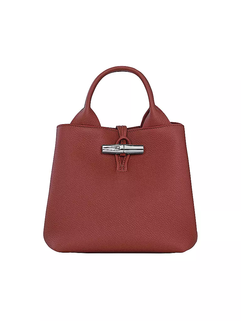 LONGCHAMP | Le Roseau Handle Bag Medium, Chataigne | braun