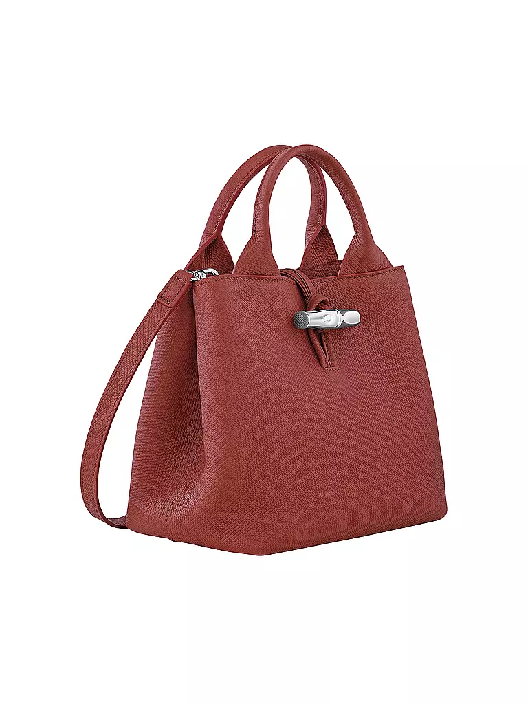 LONGCHAMP | Le Roseau Handle Bag Medium, Chataigne | braun