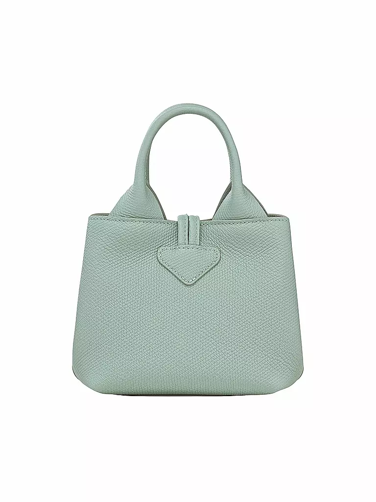 LONGCHAMP | Le Roseau Handle Bag Small, Celadon | schwarz