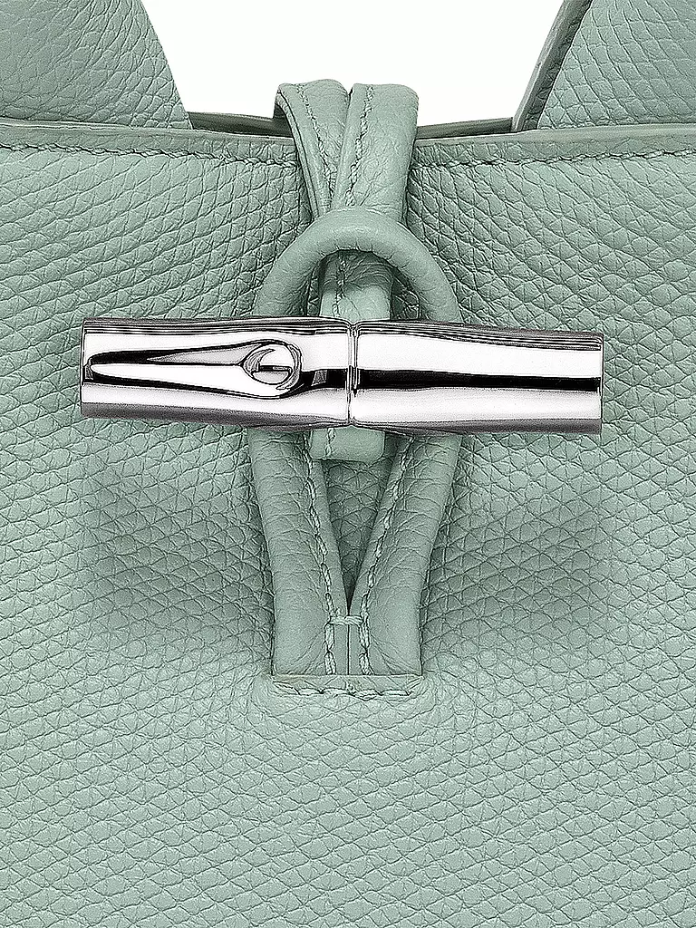 LONGCHAMP | Le Roseau Handle Bag Small, Celadon | schwarz