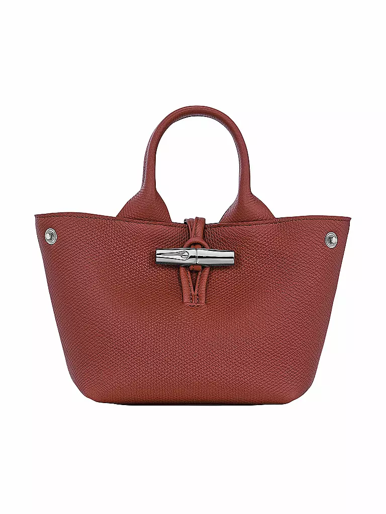 LONGCHAMP | Le Roseau Handle Bag Small, Chataigne | grün