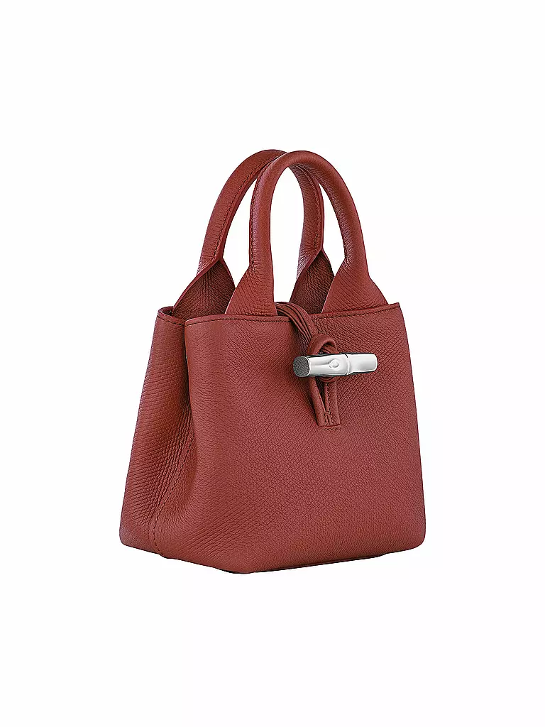 LONGCHAMP | Le Roseau Handle Bag Small, Chataigne | grün