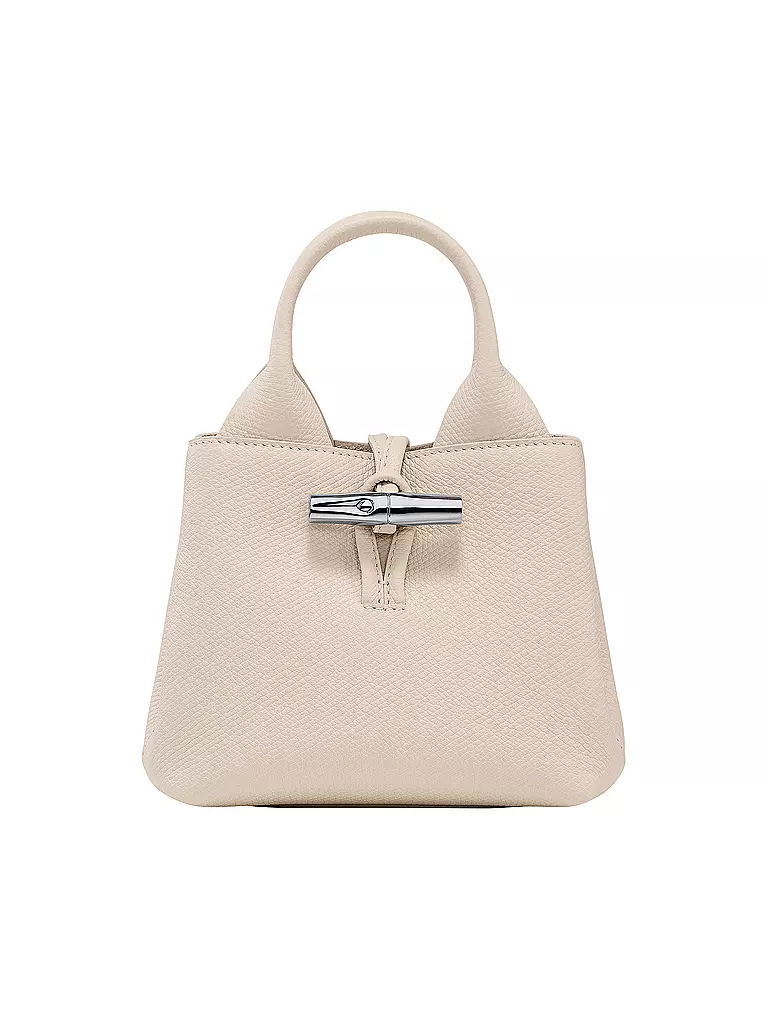 LONGCHAMP | Le Roseau Handle Bag Small, Paper | beige