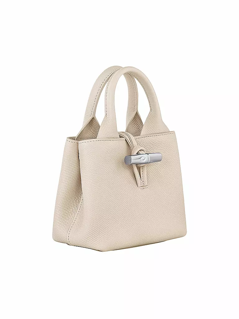 LONGCHAMP | Le Roseau Handle Bag Small, Paper | grün