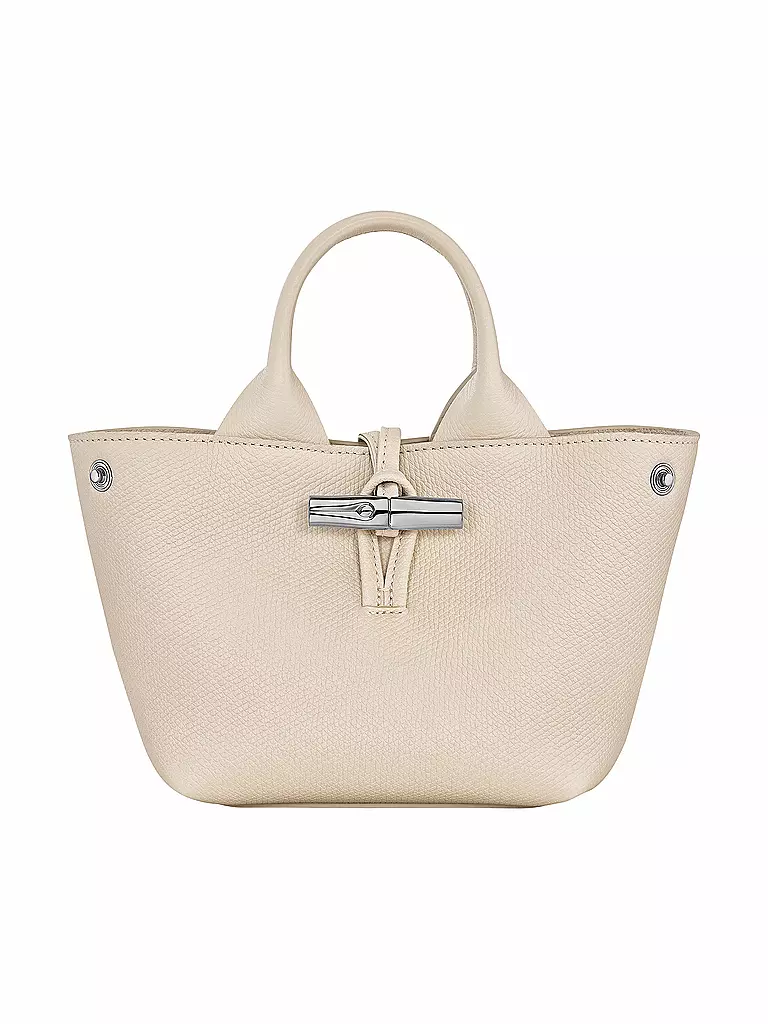 LONGCHAMP | Le Roseau Handle Bag Small, Paper | grün