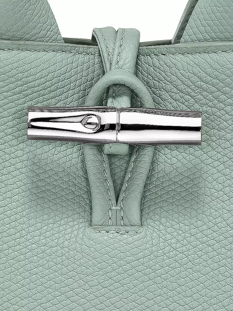 LONGCHAMP | Le Roseau Handle Bag XSmall, Celadon | schwarz