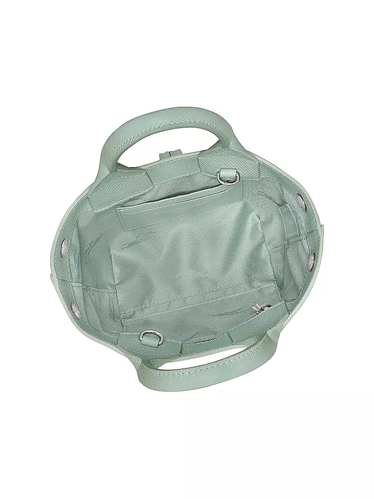 LONGCHAMP | Le Roseau Handle Bag XSmall, Celadon | schwarz