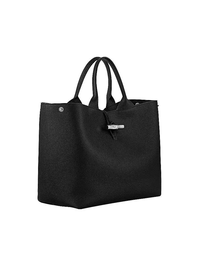 LONGCHAMP | Le Roseau Shopper, Noir | schwarz