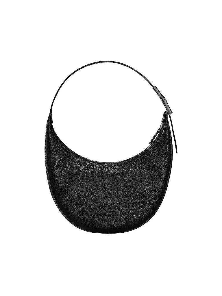 LONGCHAMP | Roseau Essential Schultertasche Medium, Noir | schwarz