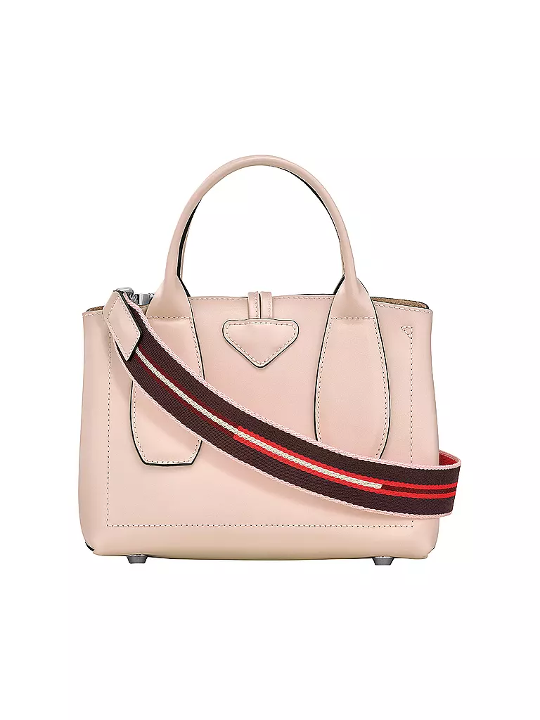 LONGCHAMP | Roseau Handtasche Small, Pale Pink | grün