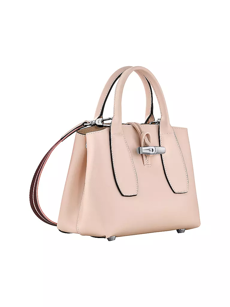 LONGCHAMP | Roseau Handtasche Small, Pale Pink | grün