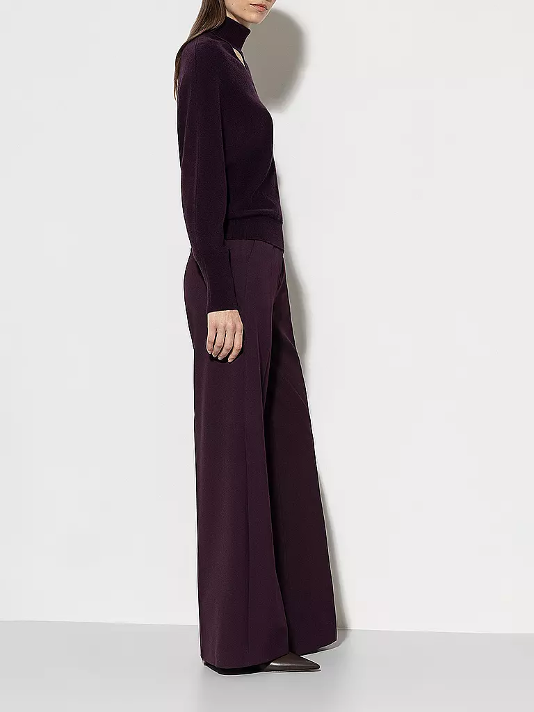 LUISA CERANO | Hose Wide Leg | dunkelrot