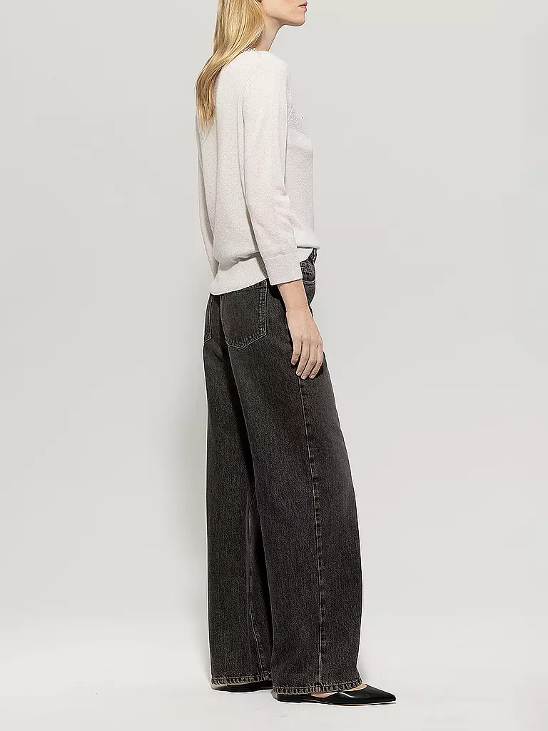 LUISA CERANO | Jeans Wide Leg | grau