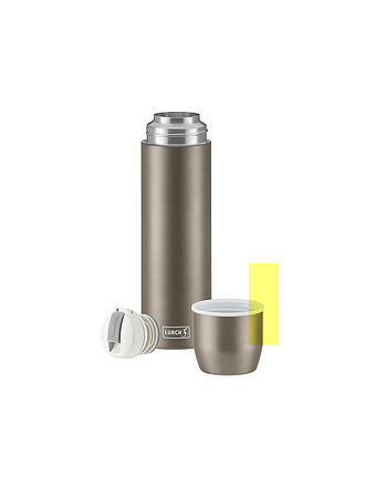 LURCH | Isolierflasche - Thermosflasche mit Becher EDS 0,45l Earth Grey