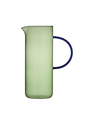 LYNG BY GLAS | Glaskrug TORINO 1,1l Gruen/ Blau 