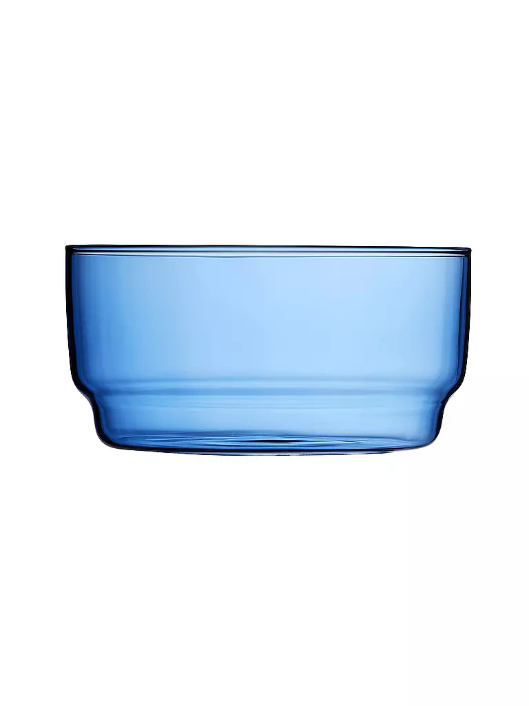 LYNG BY GLAS | Schale 2er Set TORINO 50cl Blau   | blau