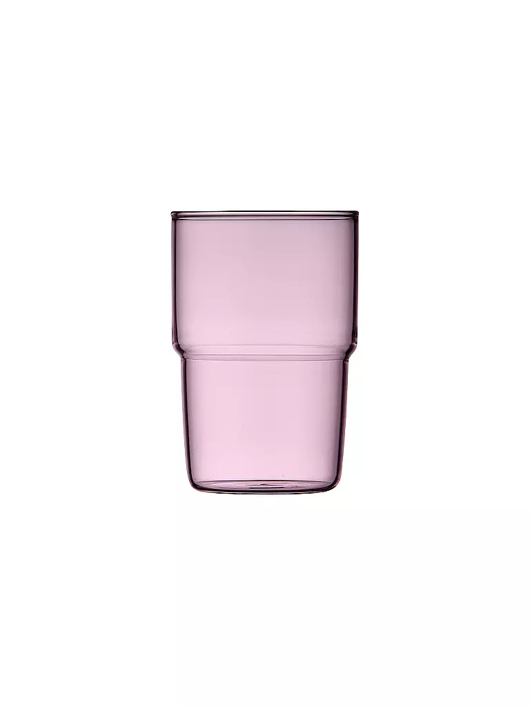 LYNG BY GLAS | Trinkglas 2er Set TORINO 40 cl Pink | rosa