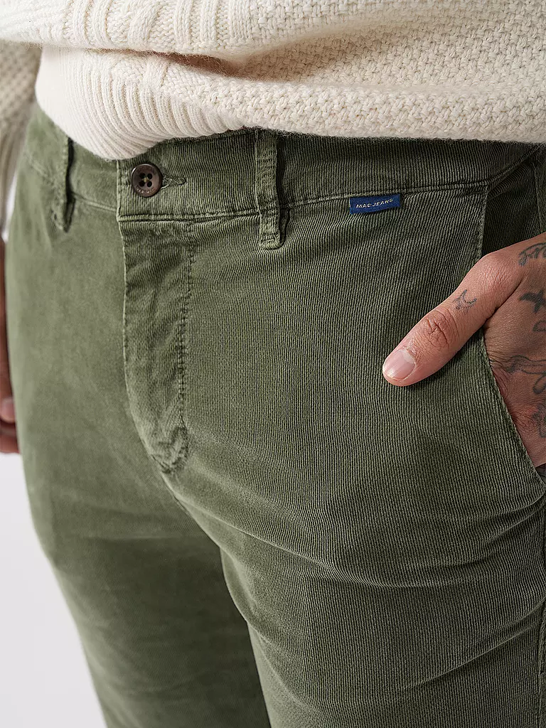 MAC | Cordhose Tapered Fit GRIFFIN  | olive