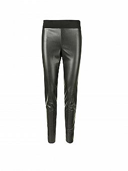 Mac Leggings In Lederoptik Schwarz 34