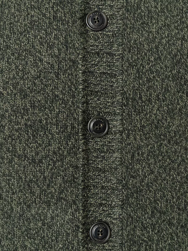 MAERZ | Strickjacke | dunkelgrün