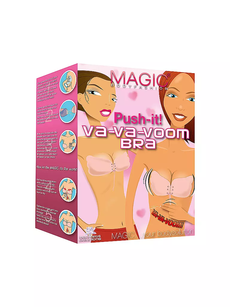 MAGIC BODYFASHION | Va-Va-Voom Klebe-Push Up rose | rosa