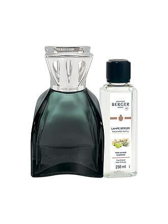 MAISON BERGER PARIS | Lampe Berger Set FLACON LILLY VERT +250ml Terre Sauvage