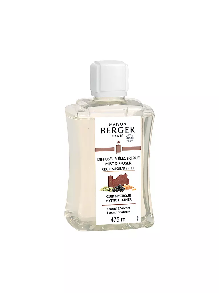 MAISON BERGER PARIS | Refill für Diffusor Mystic Leather 475ml | transparent