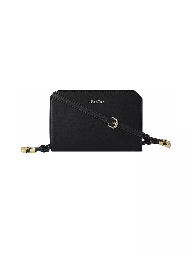 MAISON HEROINE | Ledertasche - Mini Bag PHELINE | schwarz