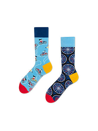 MANY MORNINGS | Herren Socken THE BICYCLES blau