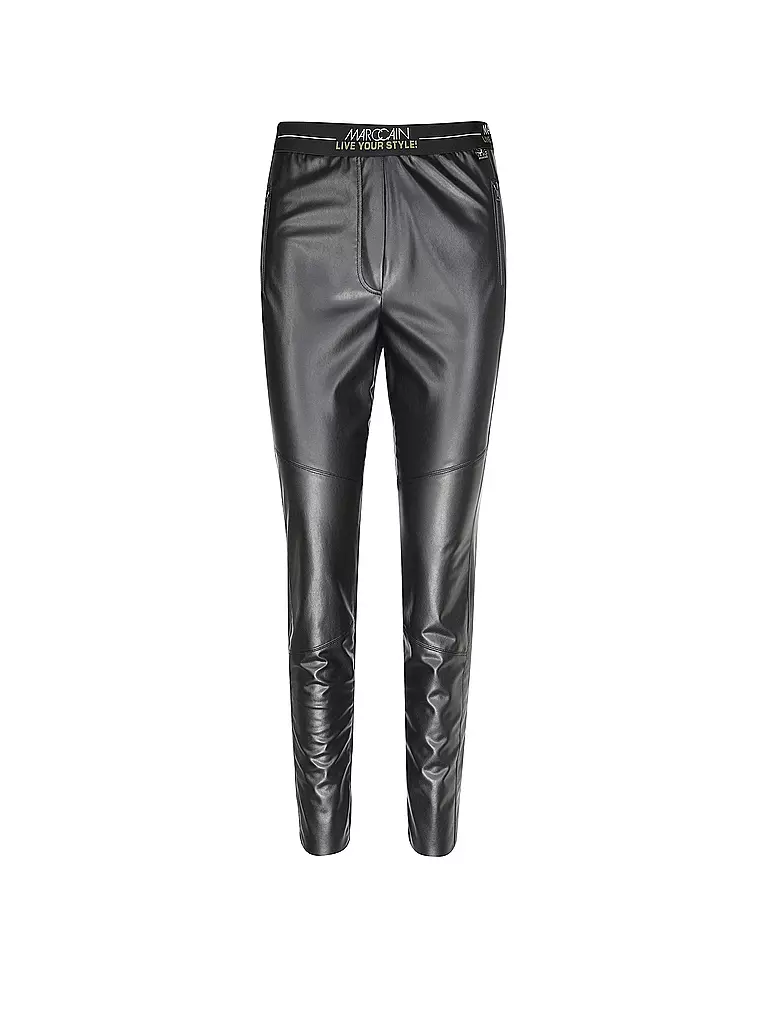 MARC CAIN | Hose High Waist SINNAR | schwarz