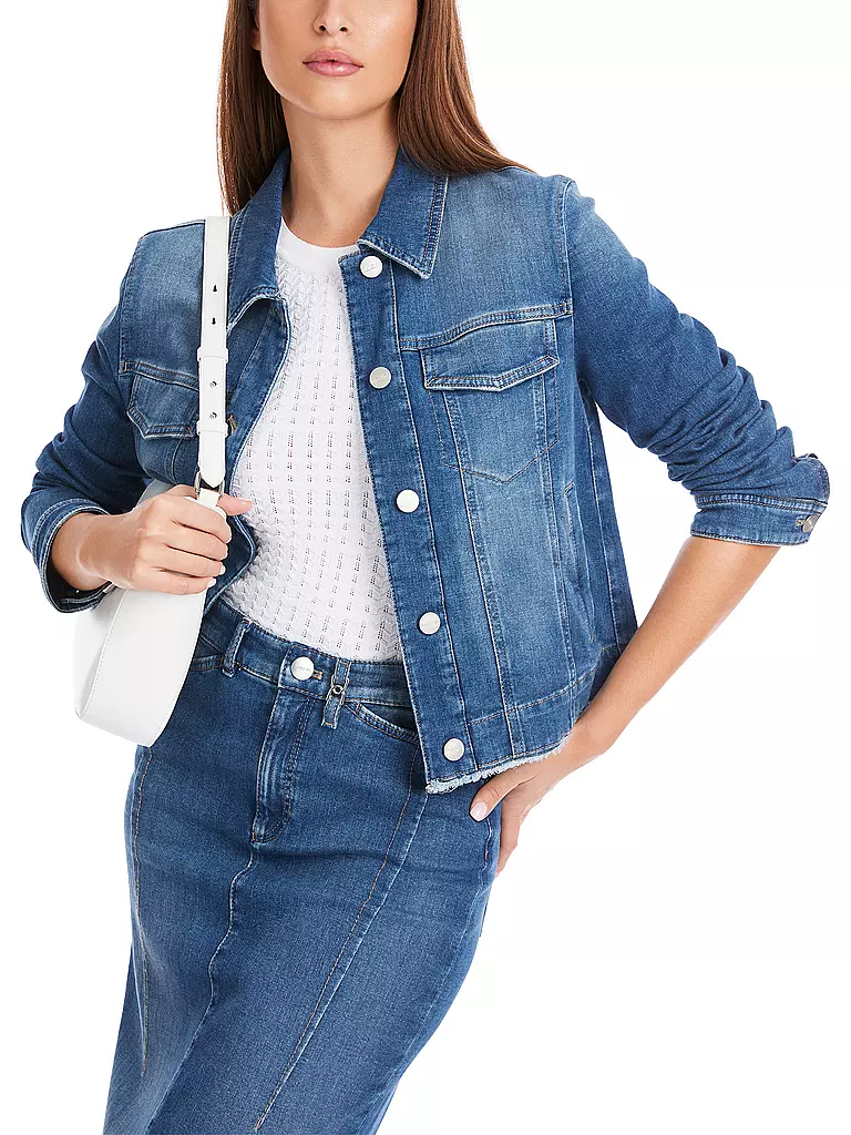 MARC CAIN | Jeansjacke | blau