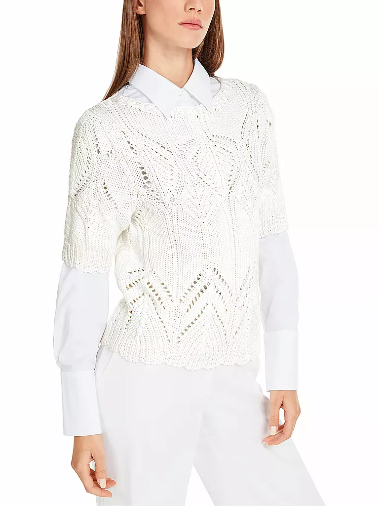 MARC CAIN | Pullover | weiss