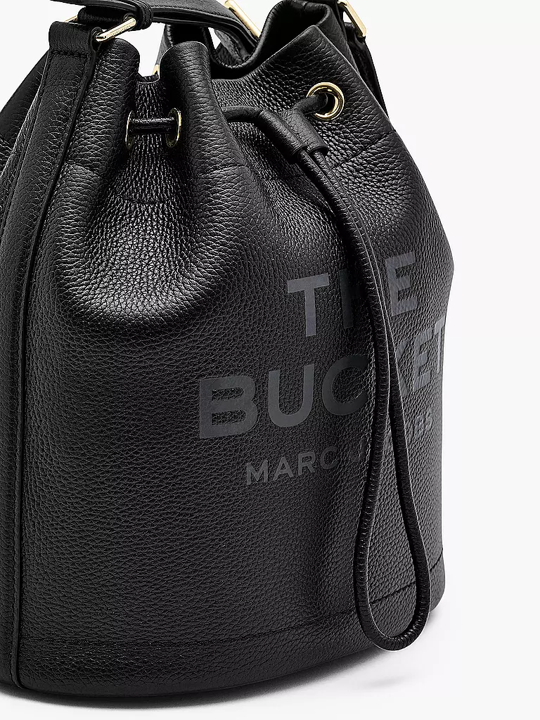 MARC JACOBS | Ledertasche - Bucket Bag THE SHOULDER BUCKET | schwarz