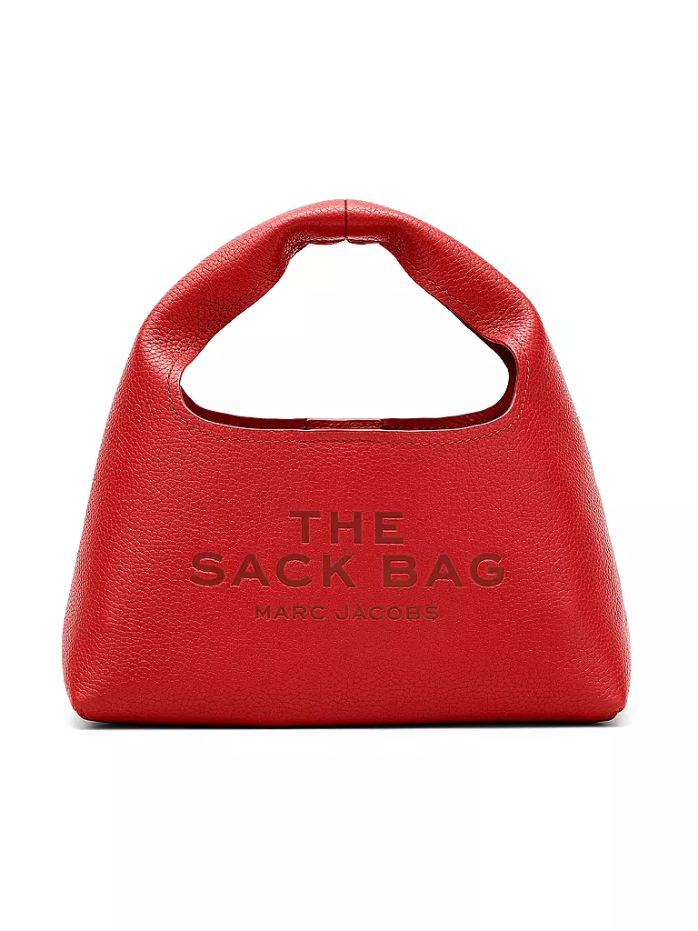 MARC JACOBS | Ledertasche - Henkeltasche THE MINI SACK  | rot