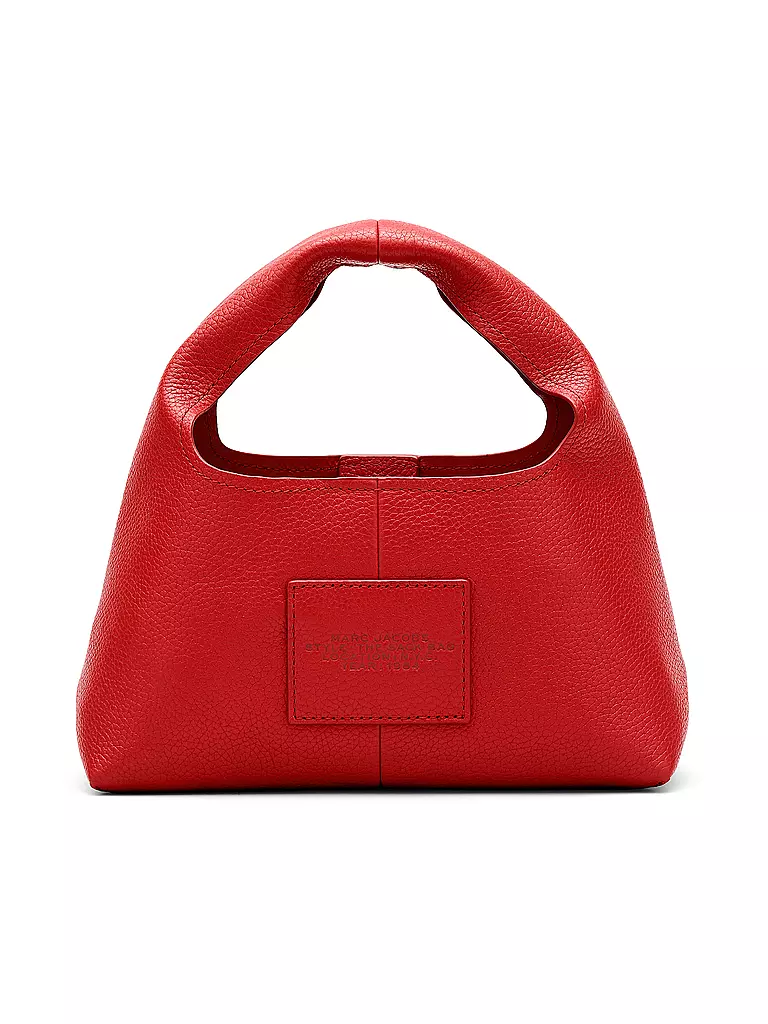 MARC JACOBS | Ledertasche - Henkeltasche THE MINI SACK | pink