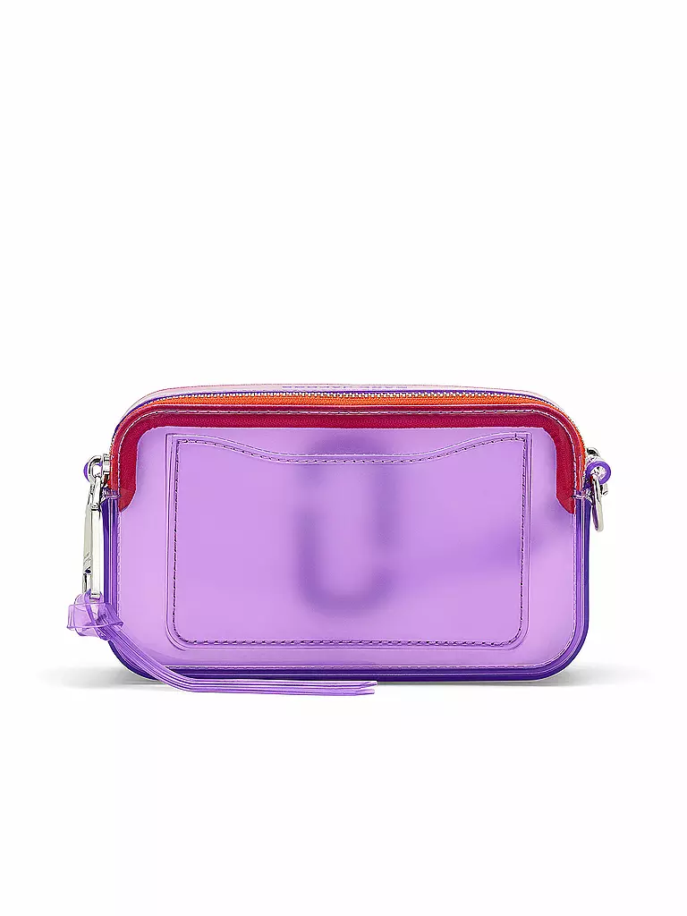 MARC JACOBS | Ledertasche - Mini Bag THE SNAPSHOT  | lila