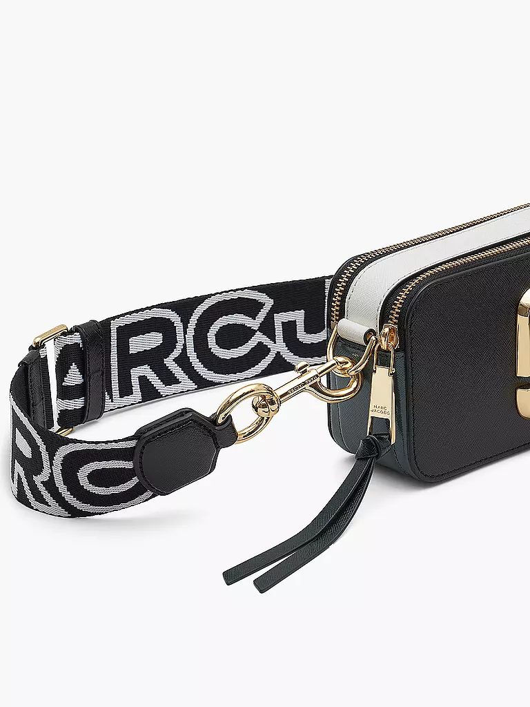 MARC JACOBS | Ledertasche - Mini Bag THE SNAPSHOT | schwarz