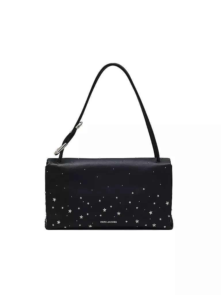 MARC JACOBS | Ledertasche - Schultertasche THE LARGE DUAL BAG STARS | schwarz