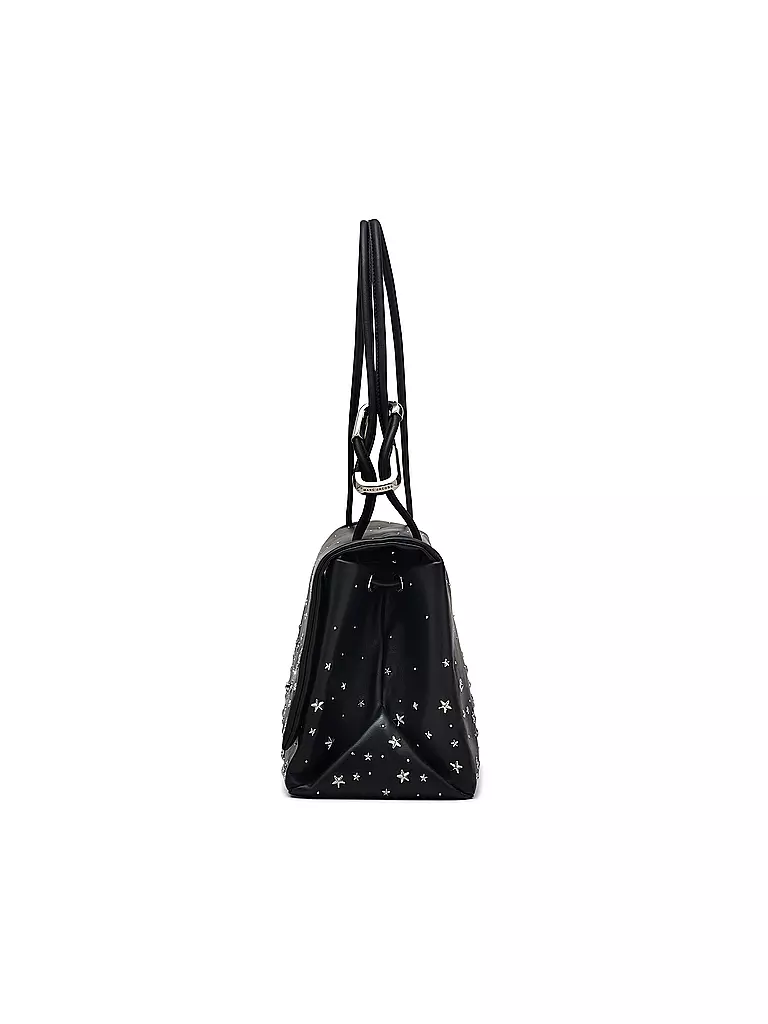 MARC JACOBS | Ledertasche - Schultertasche THE LARGE DUAL BAG STARS | schwarz