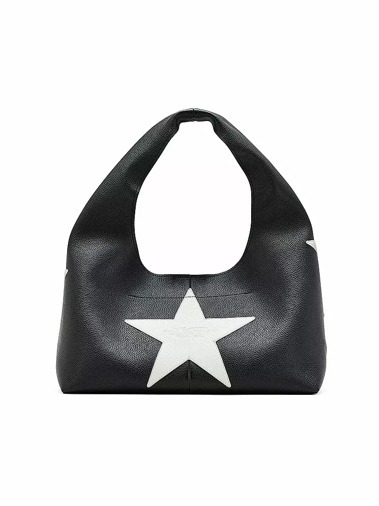 MARC JACOBS | Ledertasche - Schultertasche THE SACK STAR | schwarz