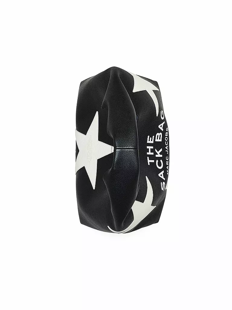 MARC JACOBS | Ledertasche - Schultertasche THE SACK STAR | schwarz