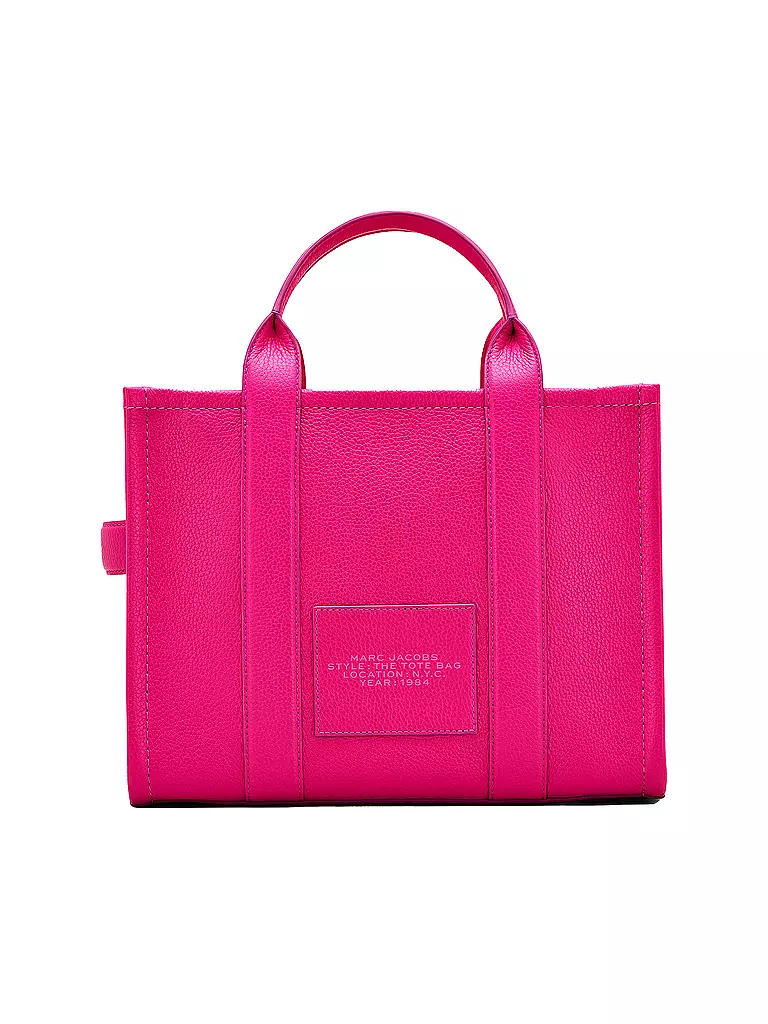 MARC JACOBS | Ledertasche - Tote Bag THE MEDIUM TOTE LEATHER | pink